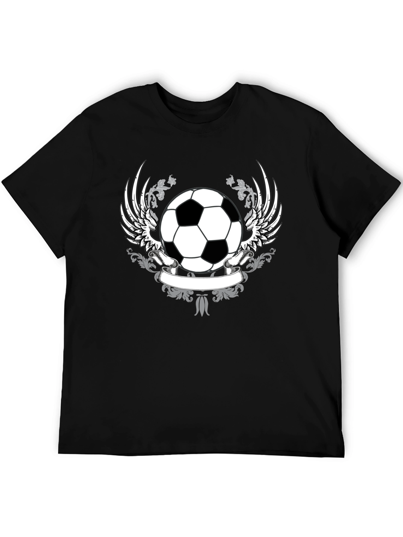 Soccer Ball Wings Graphic Tee