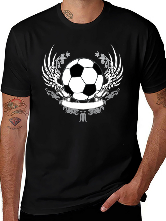 Soccer Ball Wings Graphic Tee