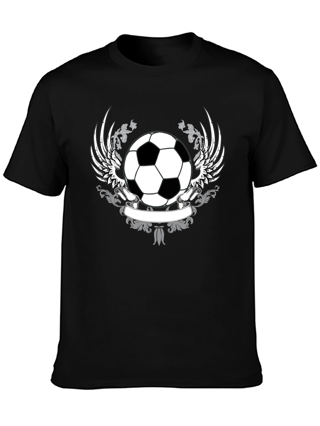 Soccer Ball Wings Graphic Tee