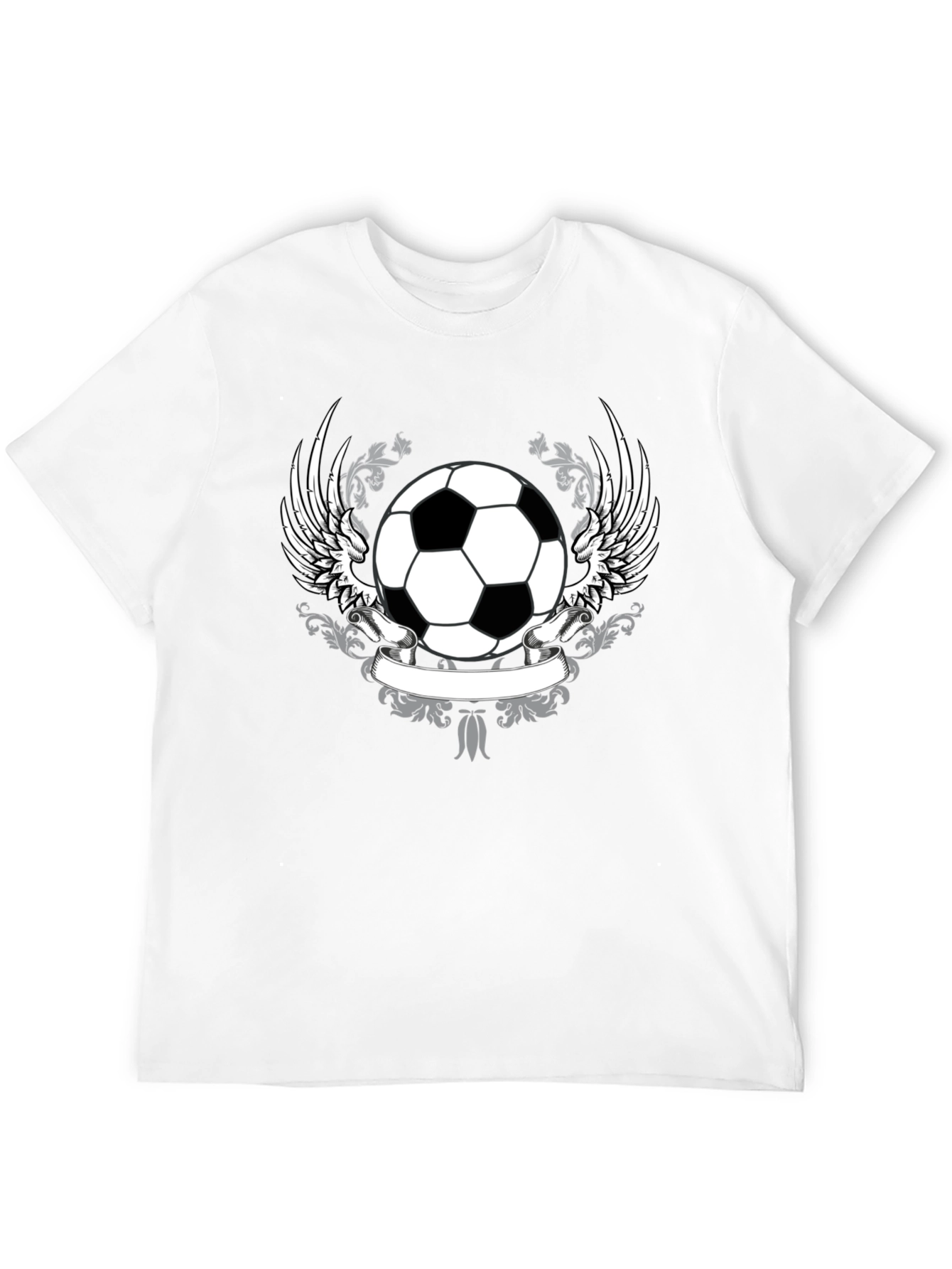 Soccer Ball Wings Graphic Tee