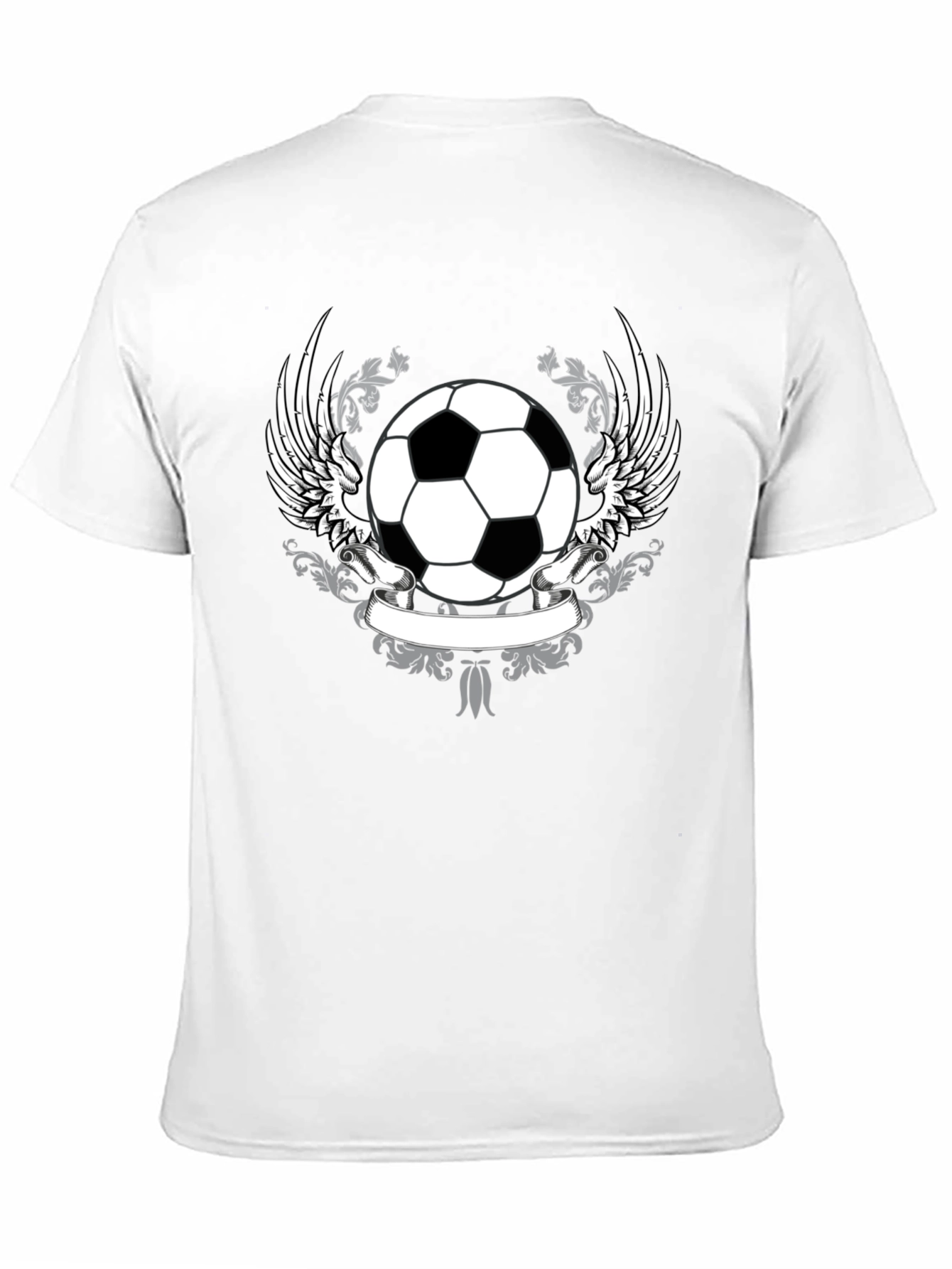 Soccer Ball Wings Graphic Tee
