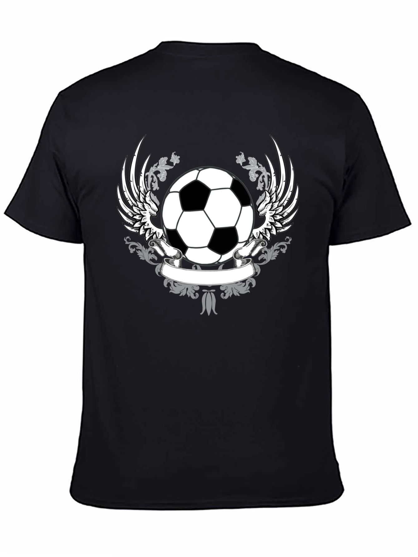 Soccer Ball Wings Graphic Tee