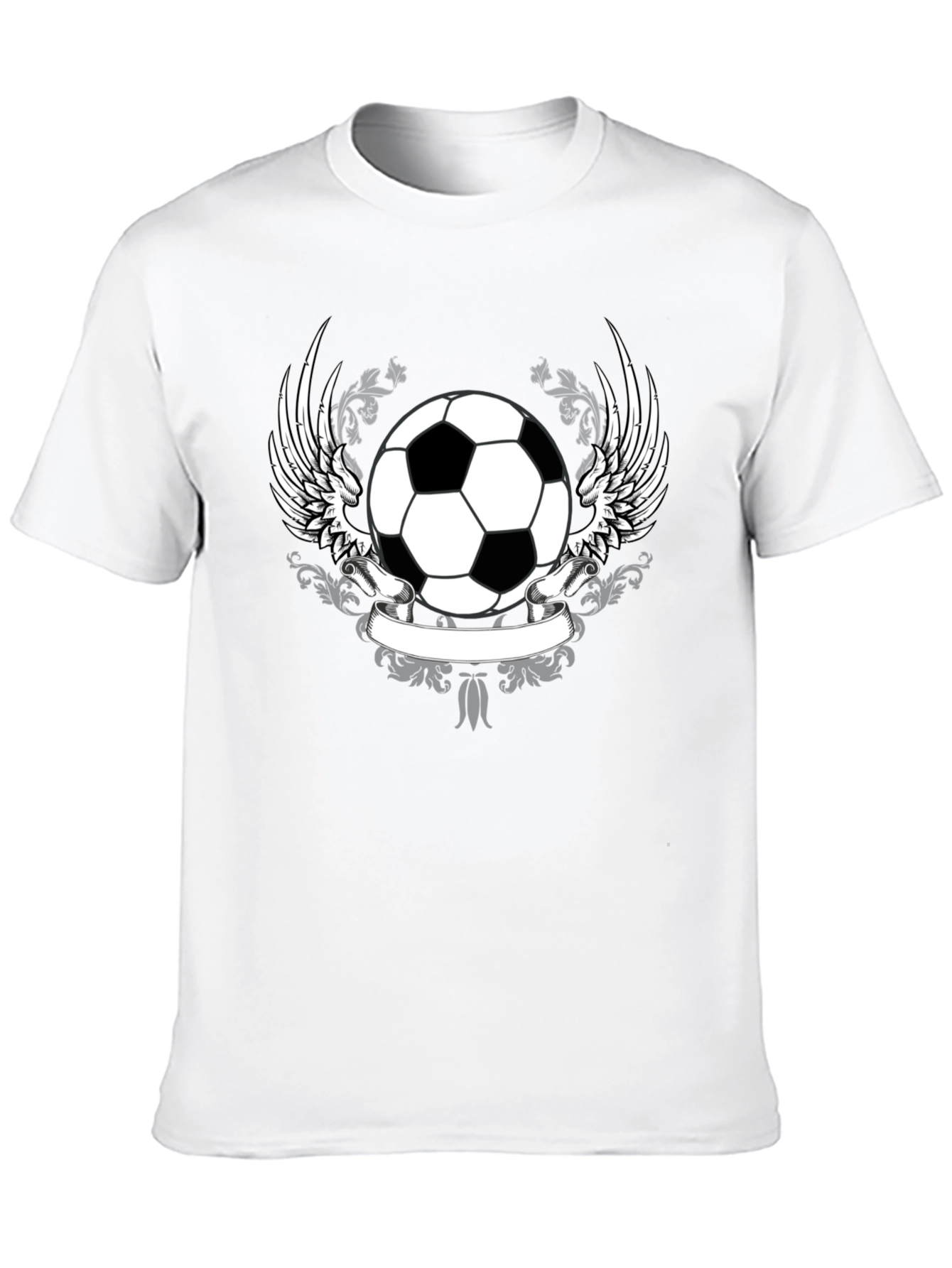Soccer Ball Wings Graphic Tee