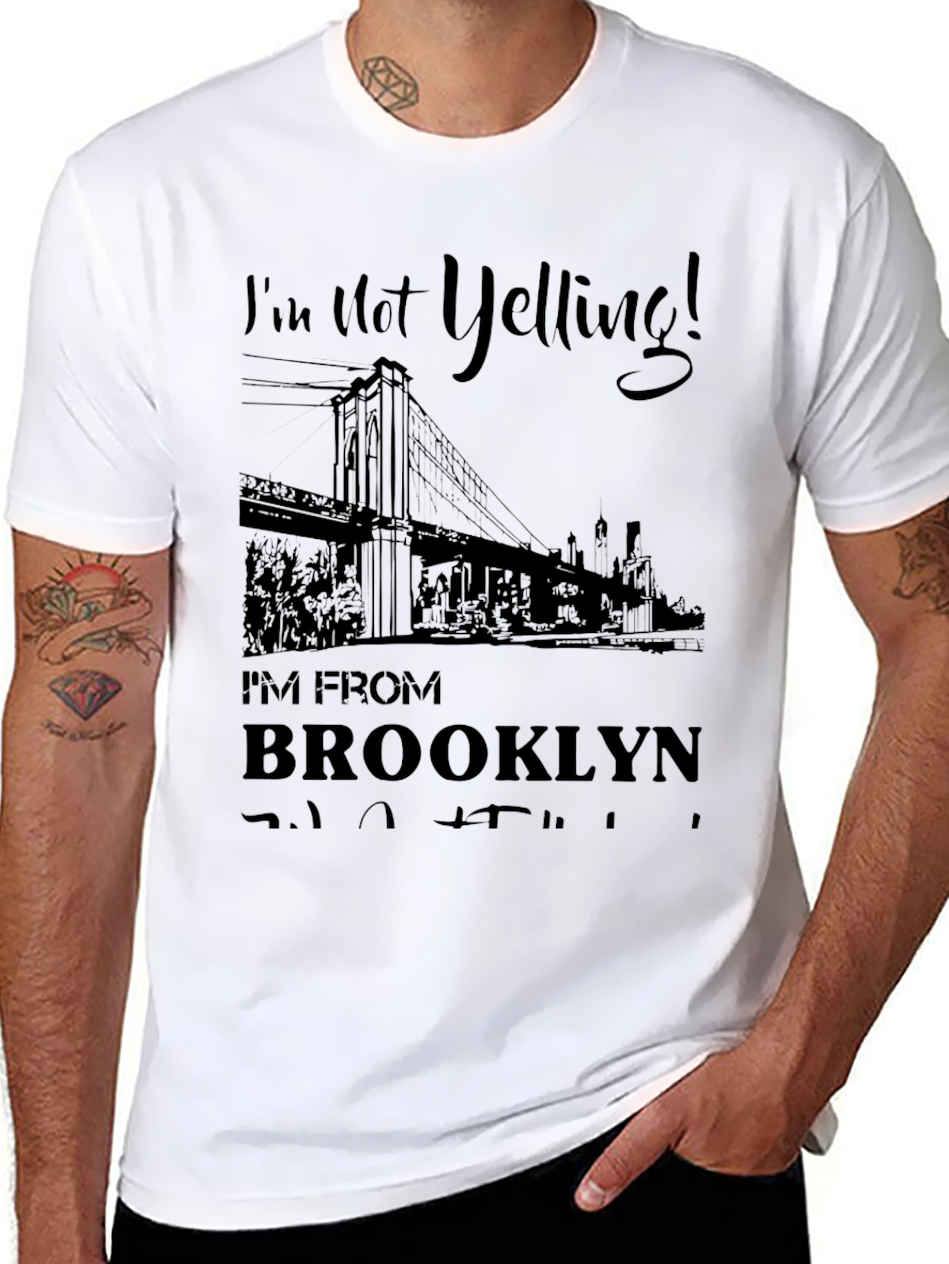 Brooklyn Pride Tee: Im Not Yelling Im From Brooklyn!