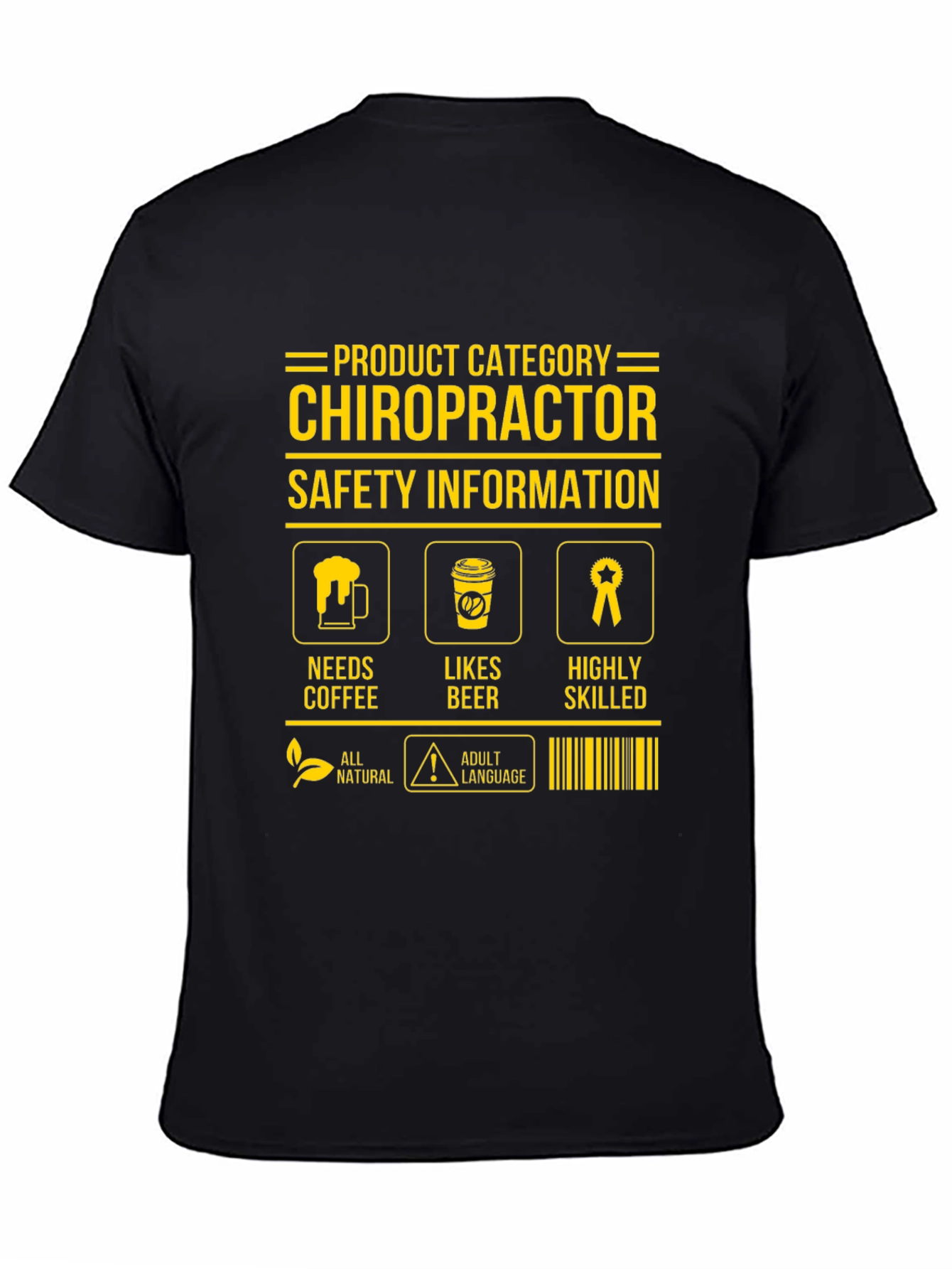 Chiropractor T-Shirt Funny Novelty Tee