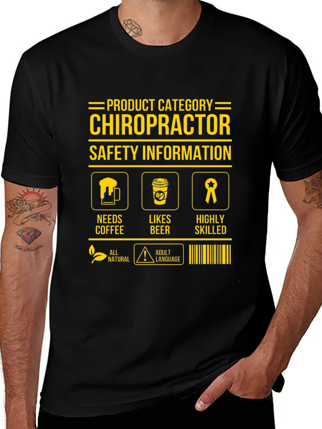 Chiropractor T-Shirt Funny Novelty Tee
