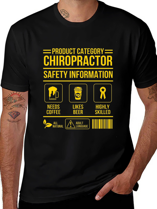 Chiropractor T-Shirt Funny Novelty Tee