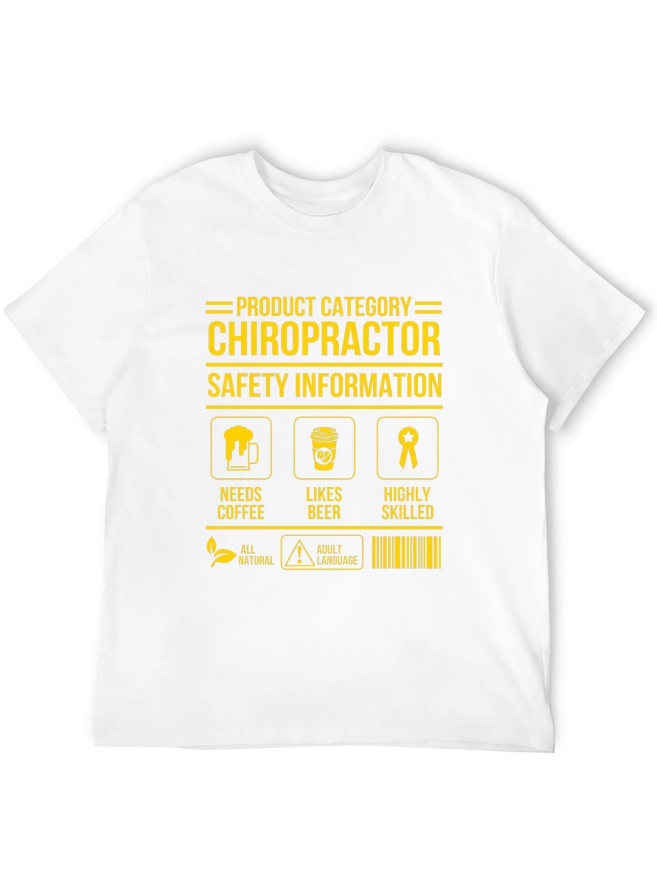 Chiropractor T-Shirt Funny Novelty Tee