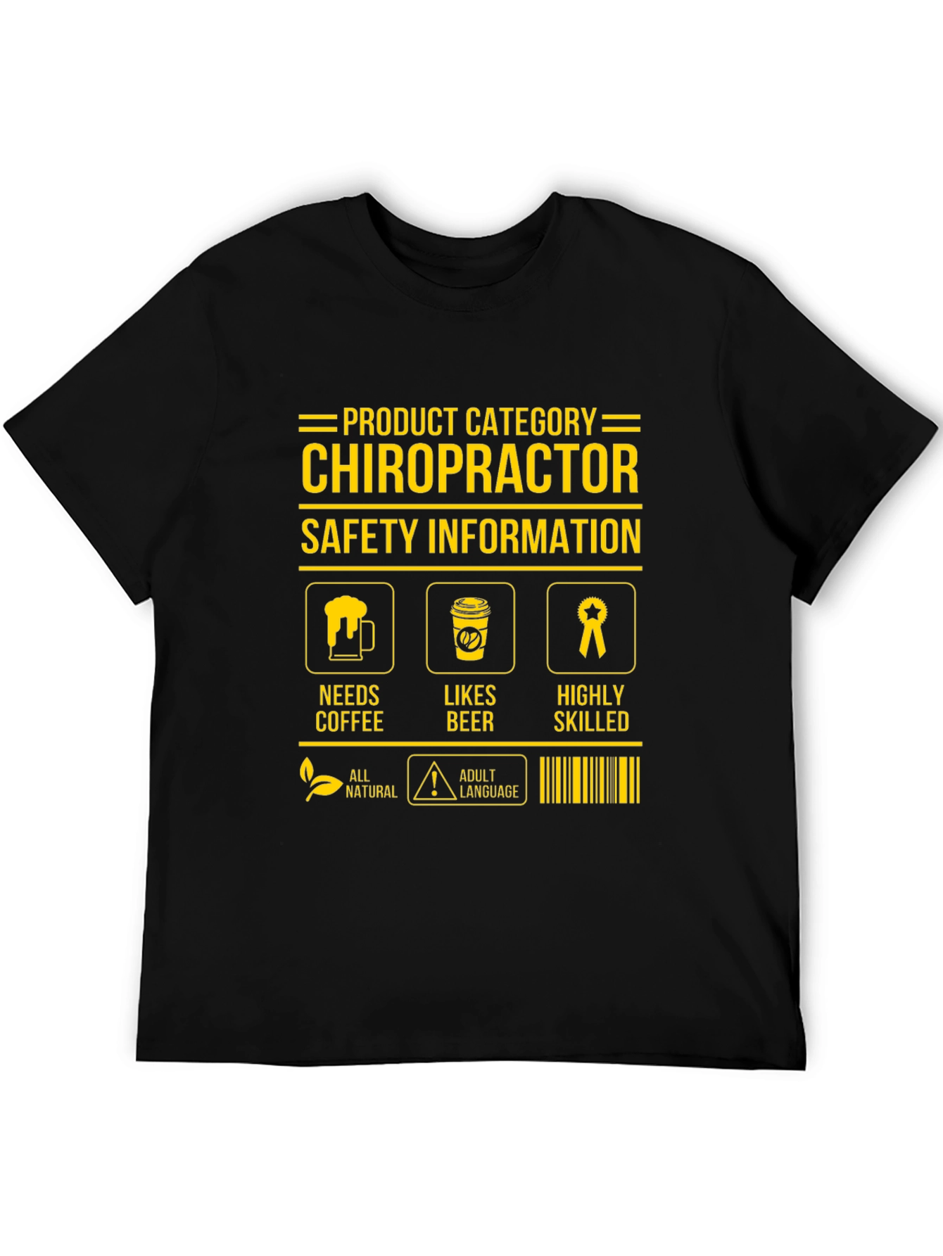 Chiropractor T-Shirt Funny Novelty Tee