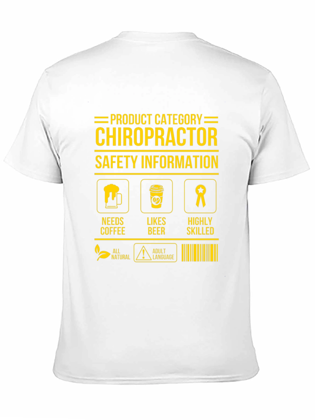 Chiropractor T-Shirt Funny Novelty Tee