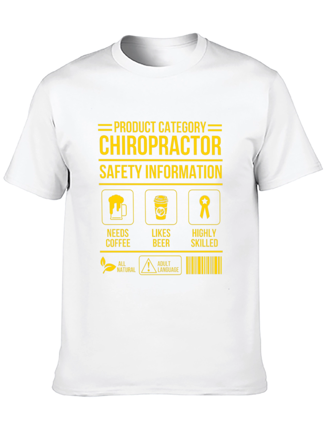 Chiropractor T-Shirt Funny Novelty Tee