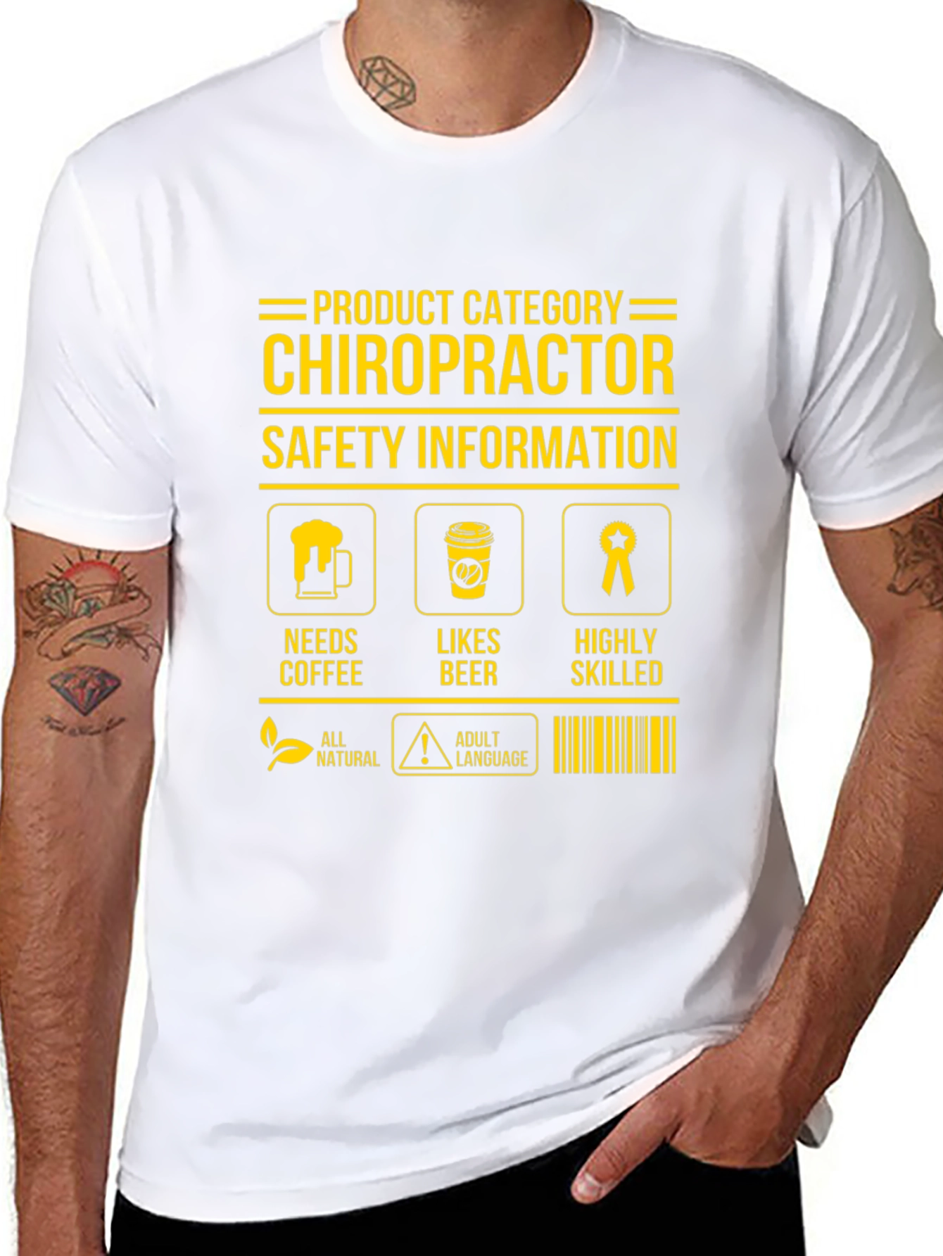 Chiropractor T-Shirt Funny Novelty Tee