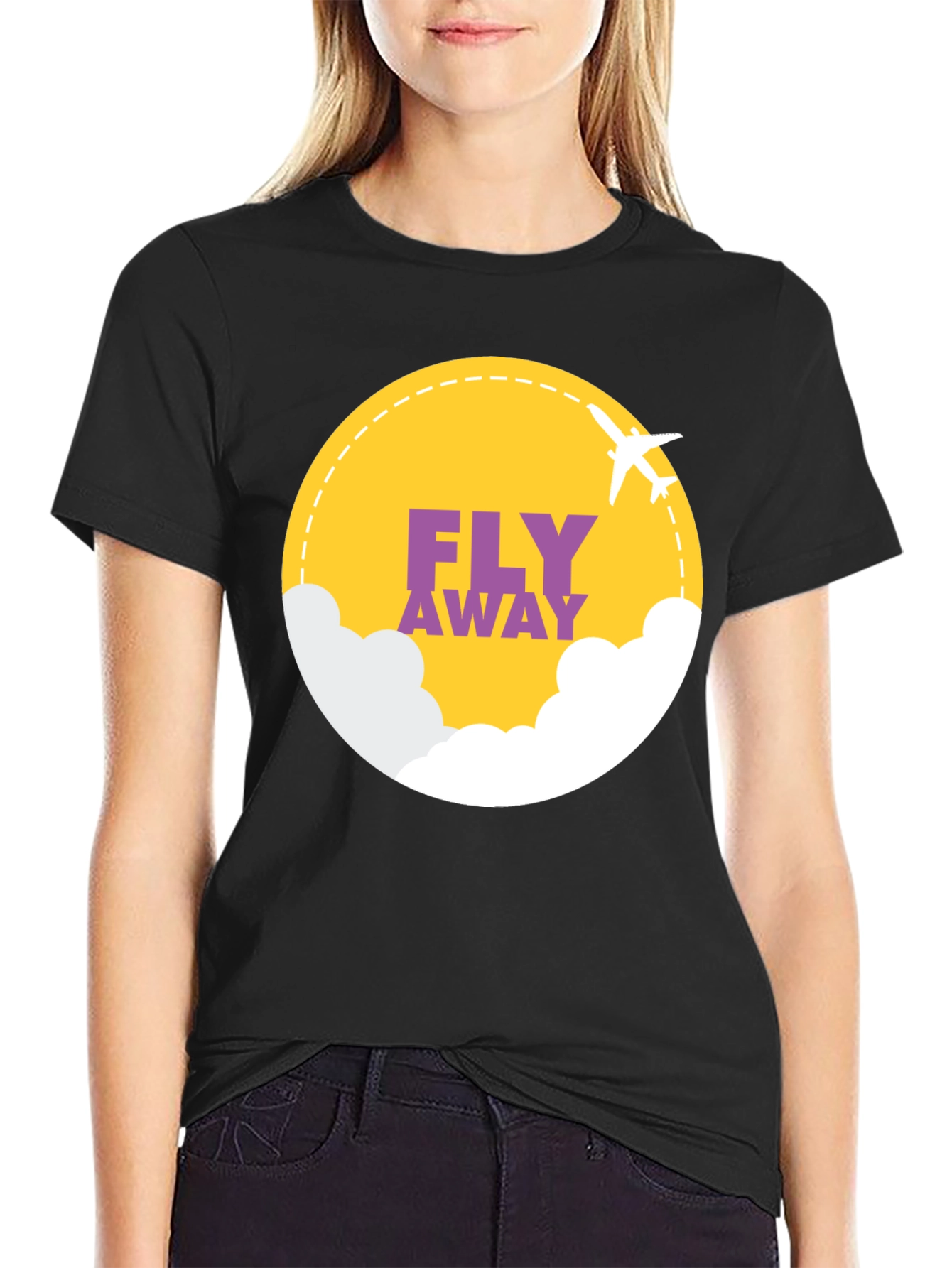 Fly Away Graphic Tee - Stylish Comfort