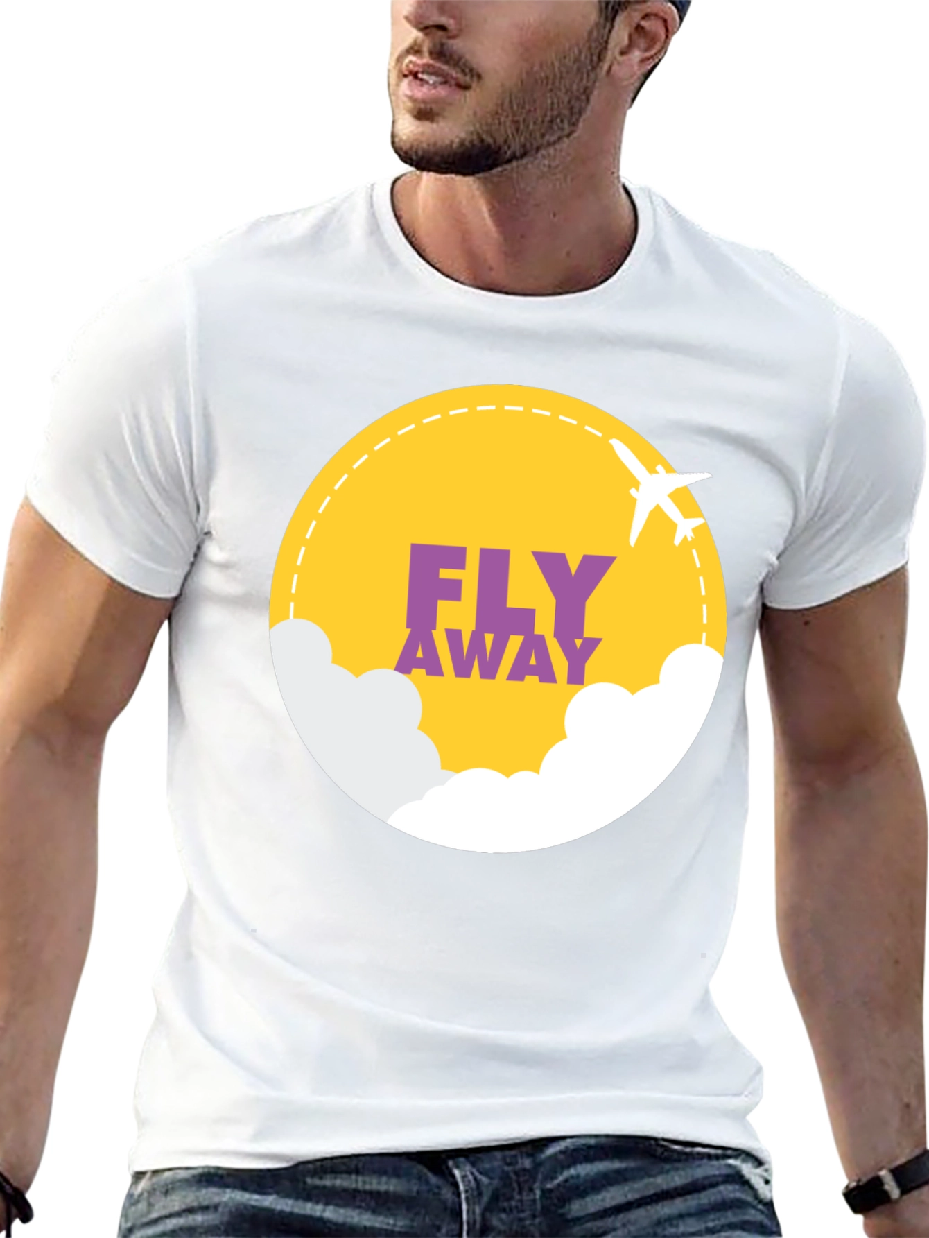 Fly Away Graphic Tee - Stylish Comfort