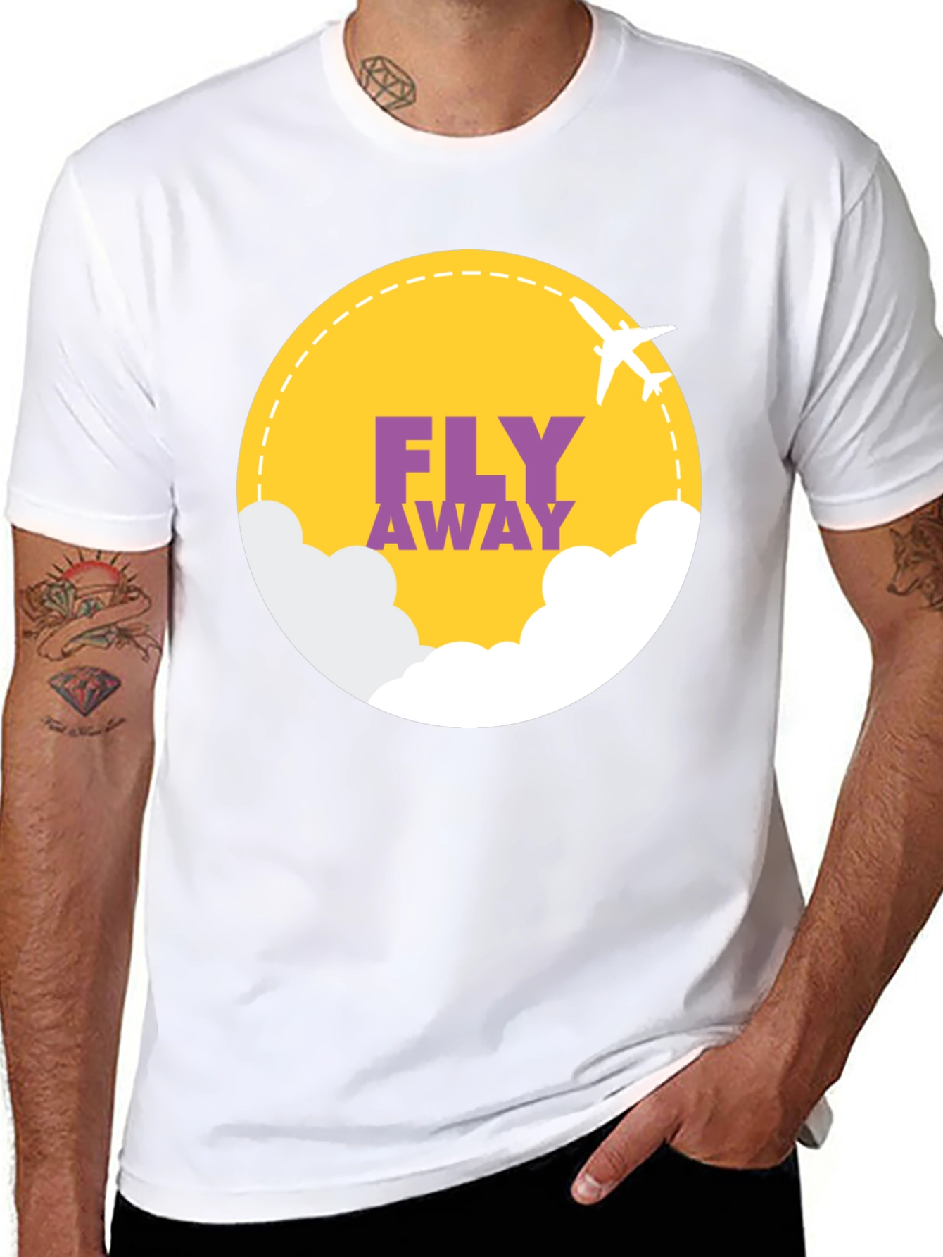 Fly Away Graphic Tee - Stylish Comfort