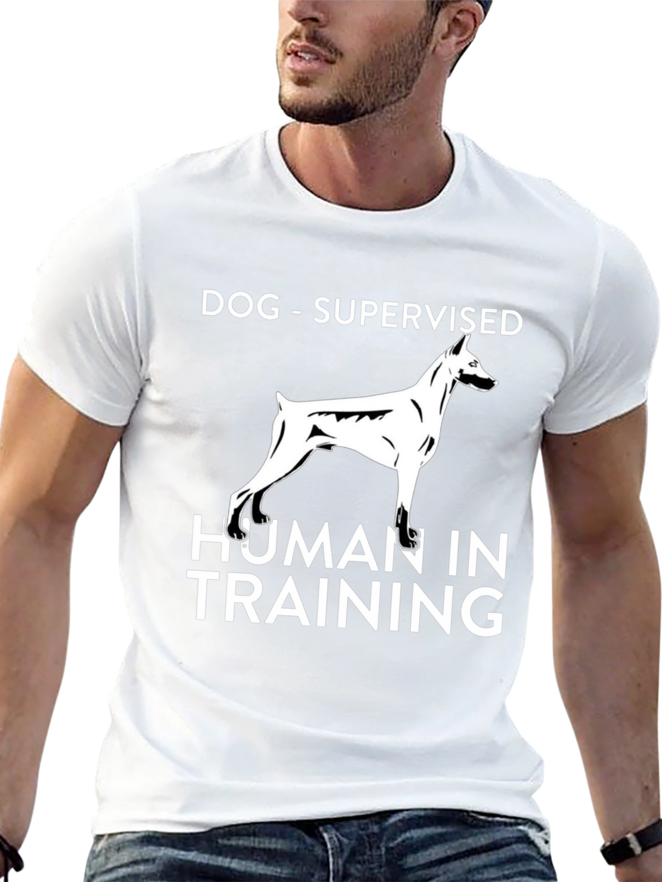Dog Supervised Human in Training T-Shirt