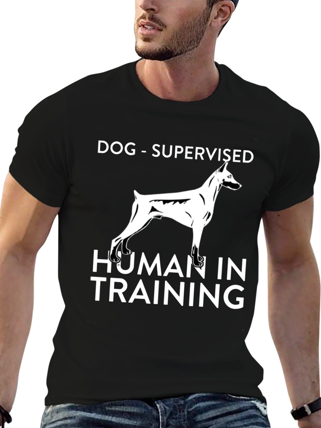 Dog Supervised Human in Training T-Shirt