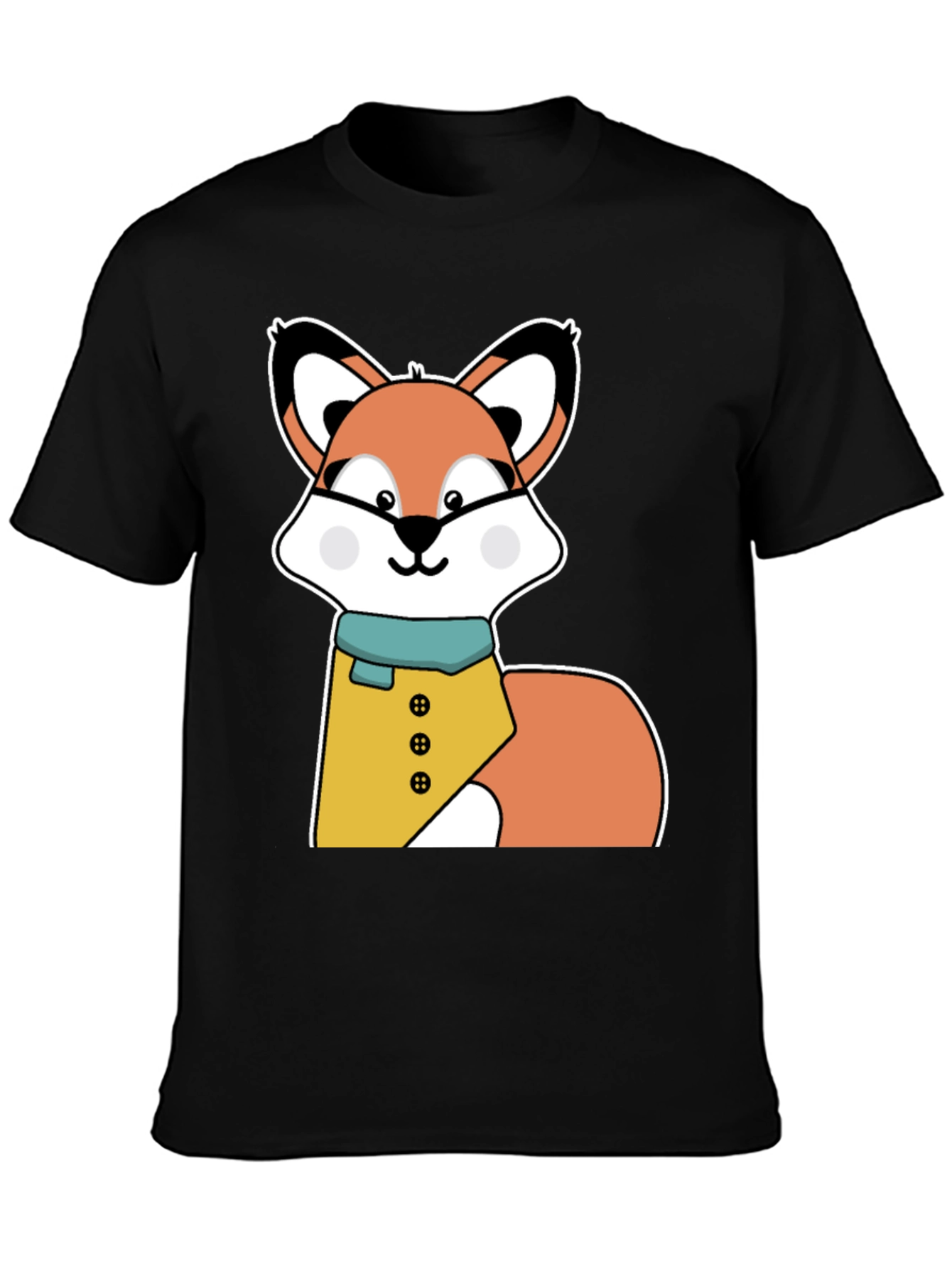 Cute Cartoon Fox T-Shirt - Stylish Animal Graphic Tee