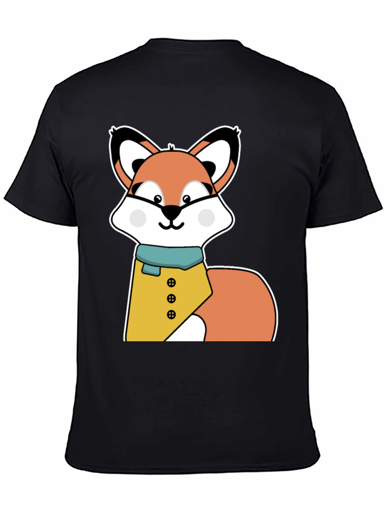 Cute Cartoon Fox T-Shirt - Stylish Animal Graphic Tee