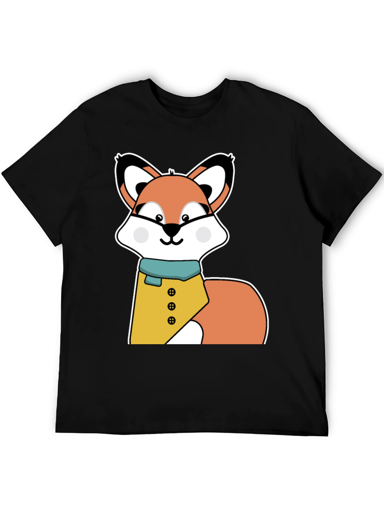 Cute Cartoon Fox T-Shirt - Stylish Animal Graphic Tee
