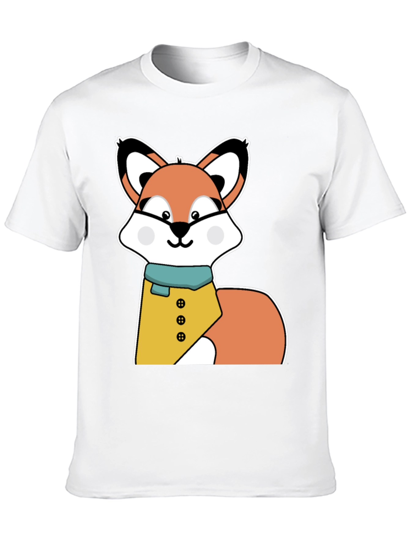 Cute Cartoon Fox T-Shirt - Stylish Animal Graphic Tee