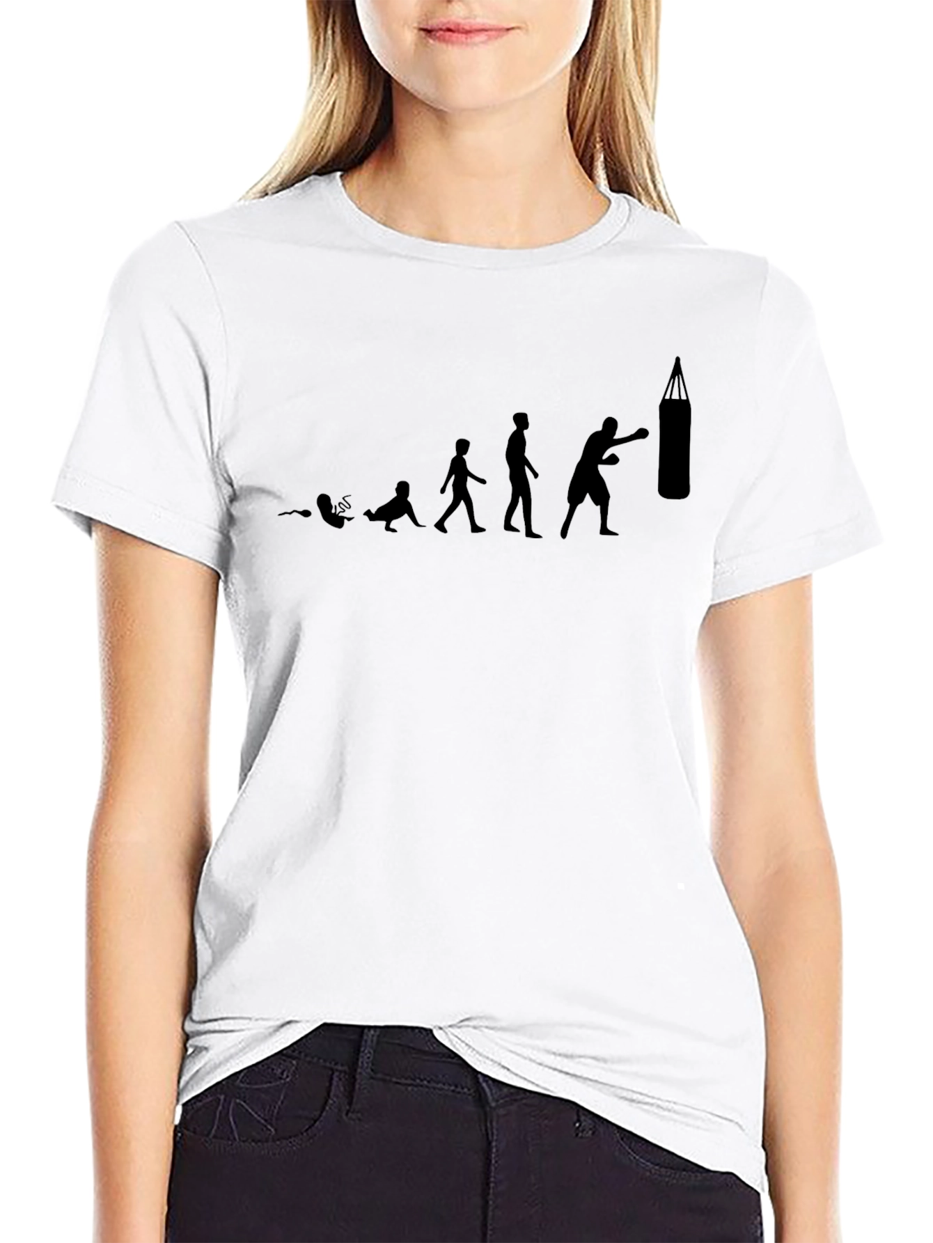 Evolution of a Boxer T-Shirt - Black