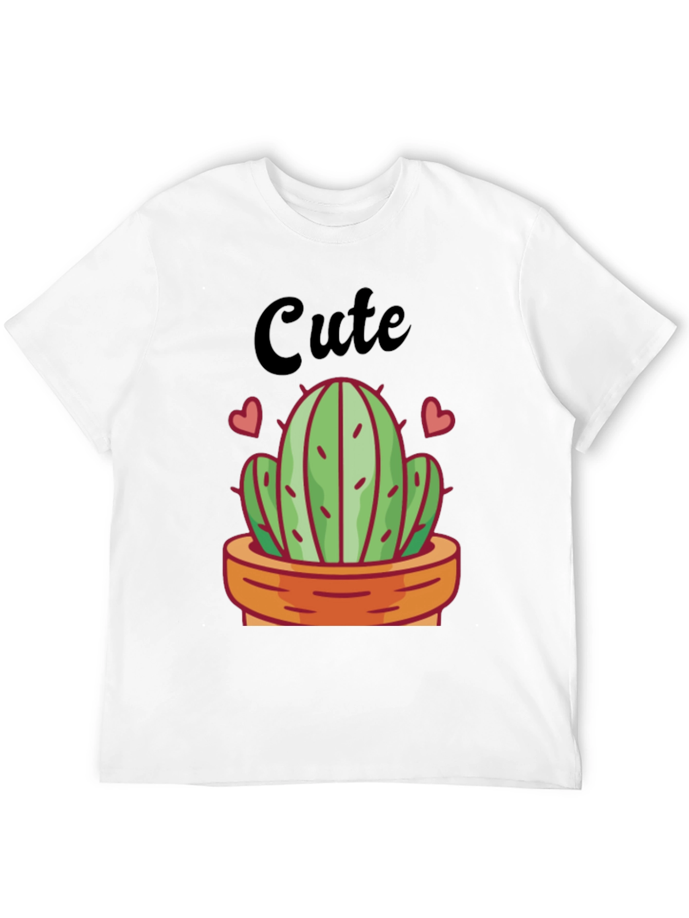 Cute Cactus Graphic Tee - Trendy and Stylish