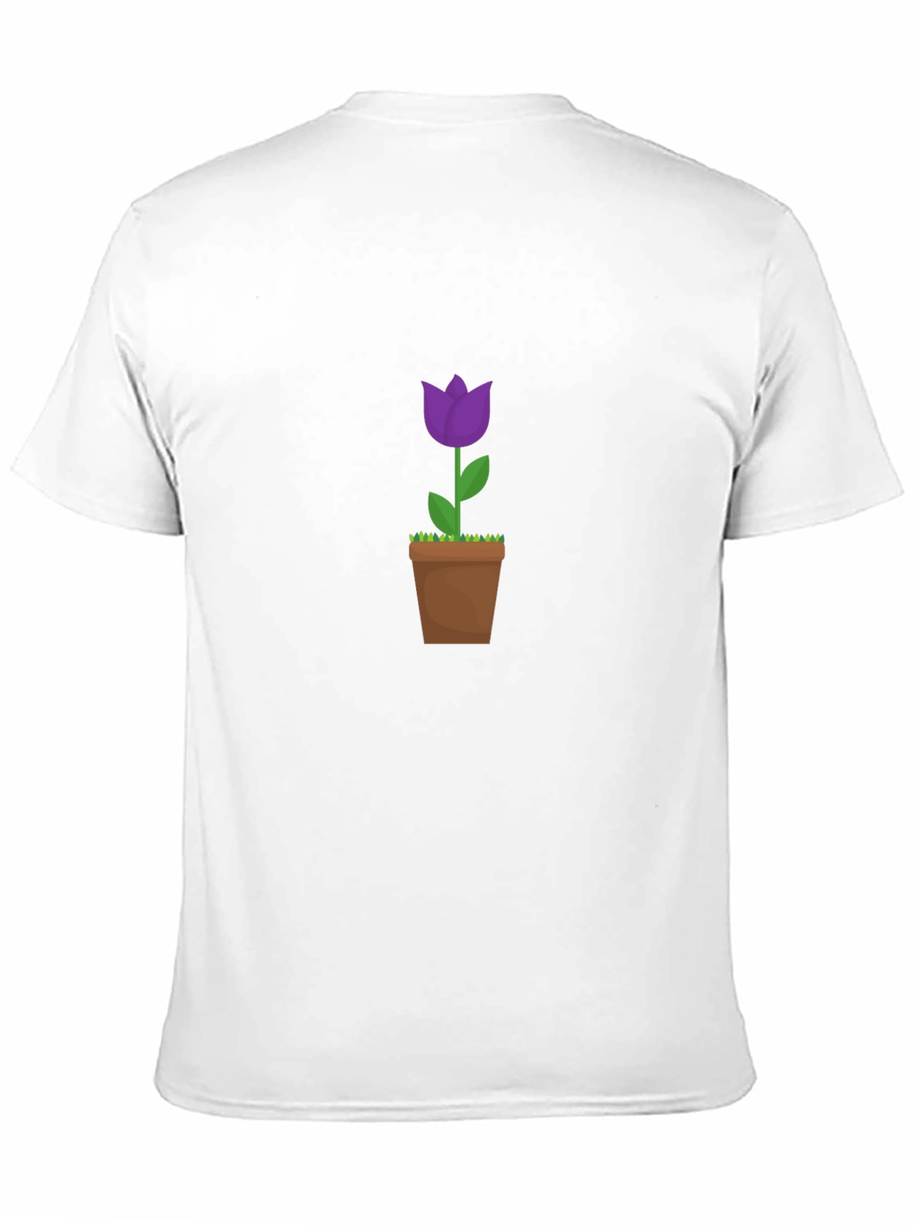 Tulip in Pot Graphic Tee - Black