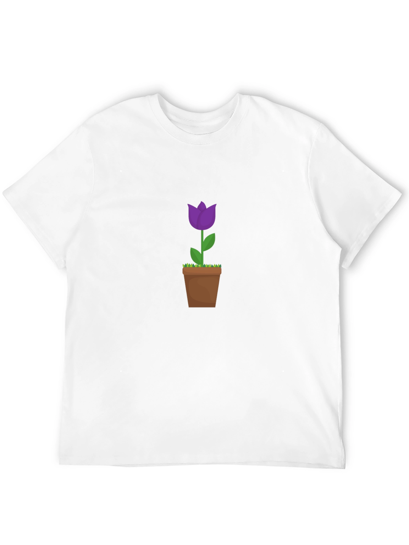Tulip in Pot Graphic Tee - Black