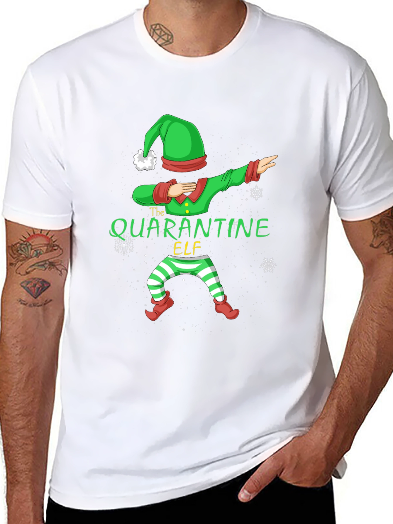 Quarantine Elf Graphic Tee