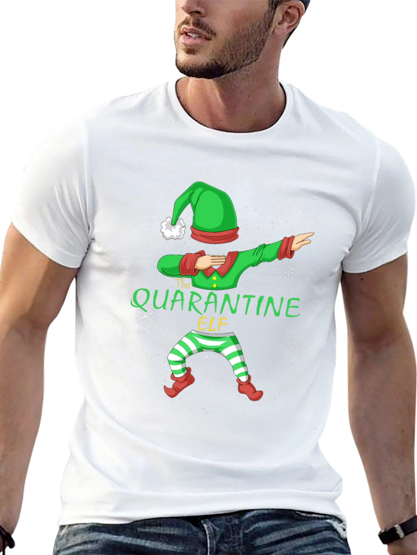 Quarantine Elf Graphic Tee