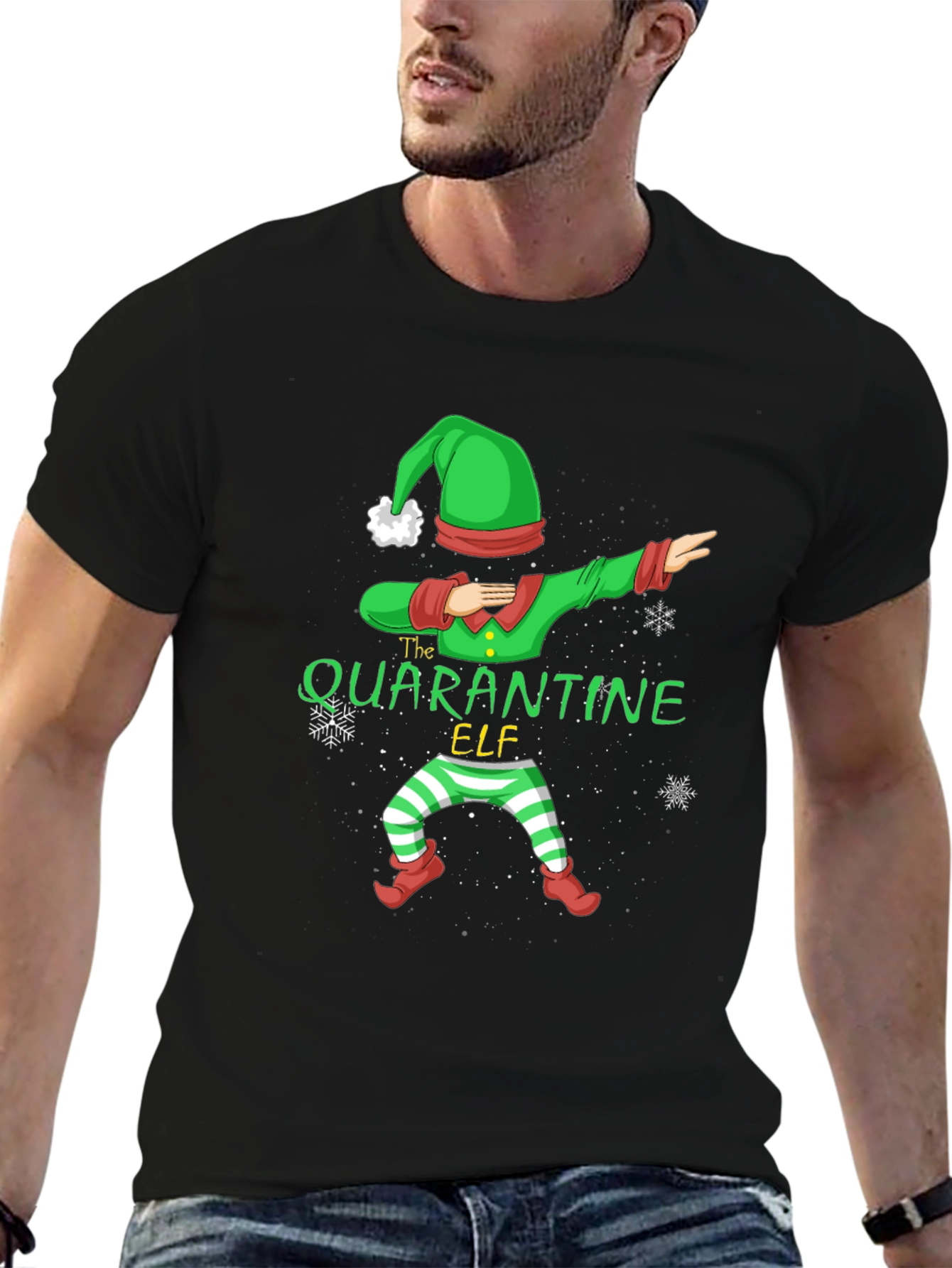 Quarantine Elf Graphic Tee