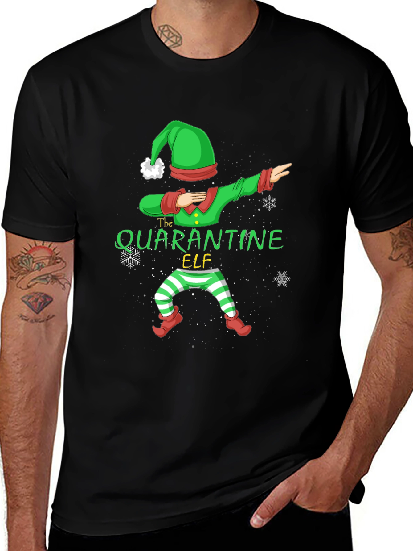 Quarantine Elf Graphic Tee