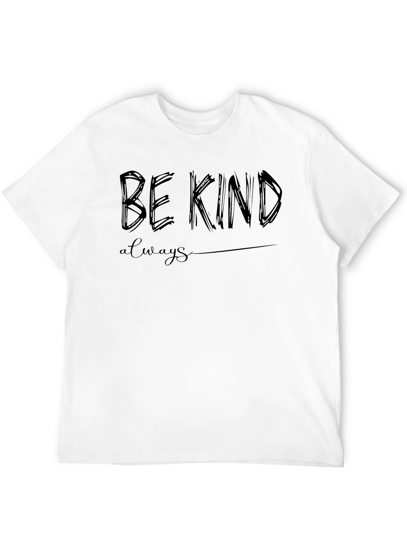 Be Kind Always Black Graphic Tee