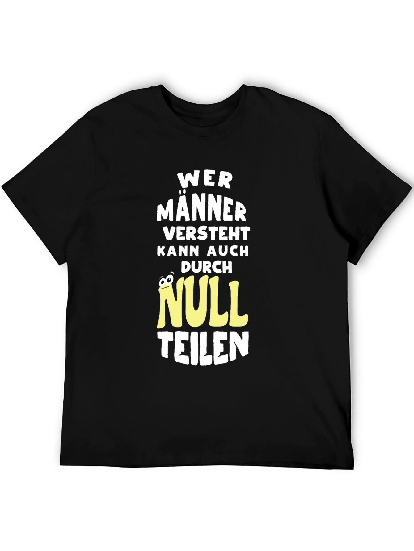 Wer Männer Versteht Black T-Shirt Funny Novelty Tee