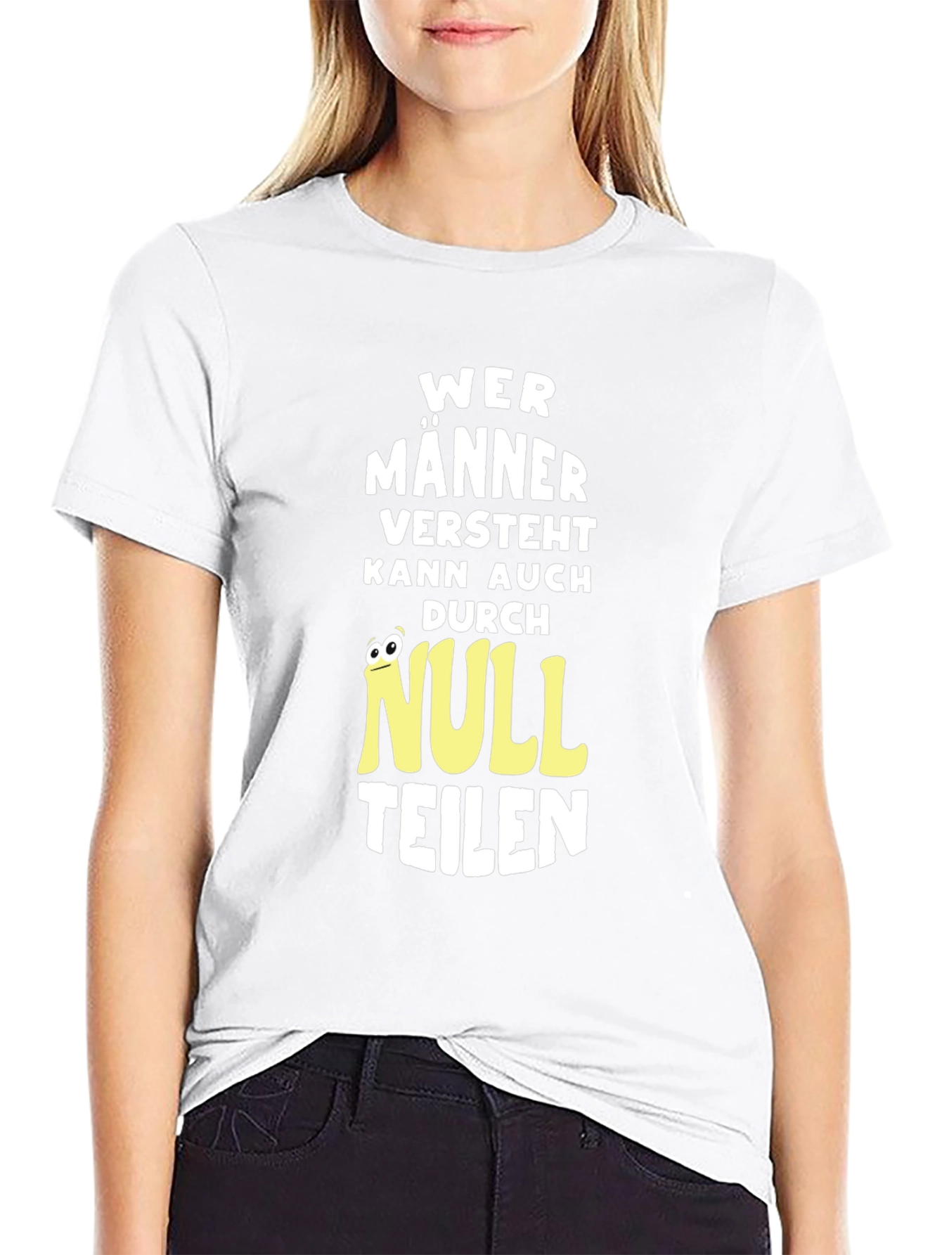Wer Männer Versteht Black T-Shirt Funny Novelty Tee
