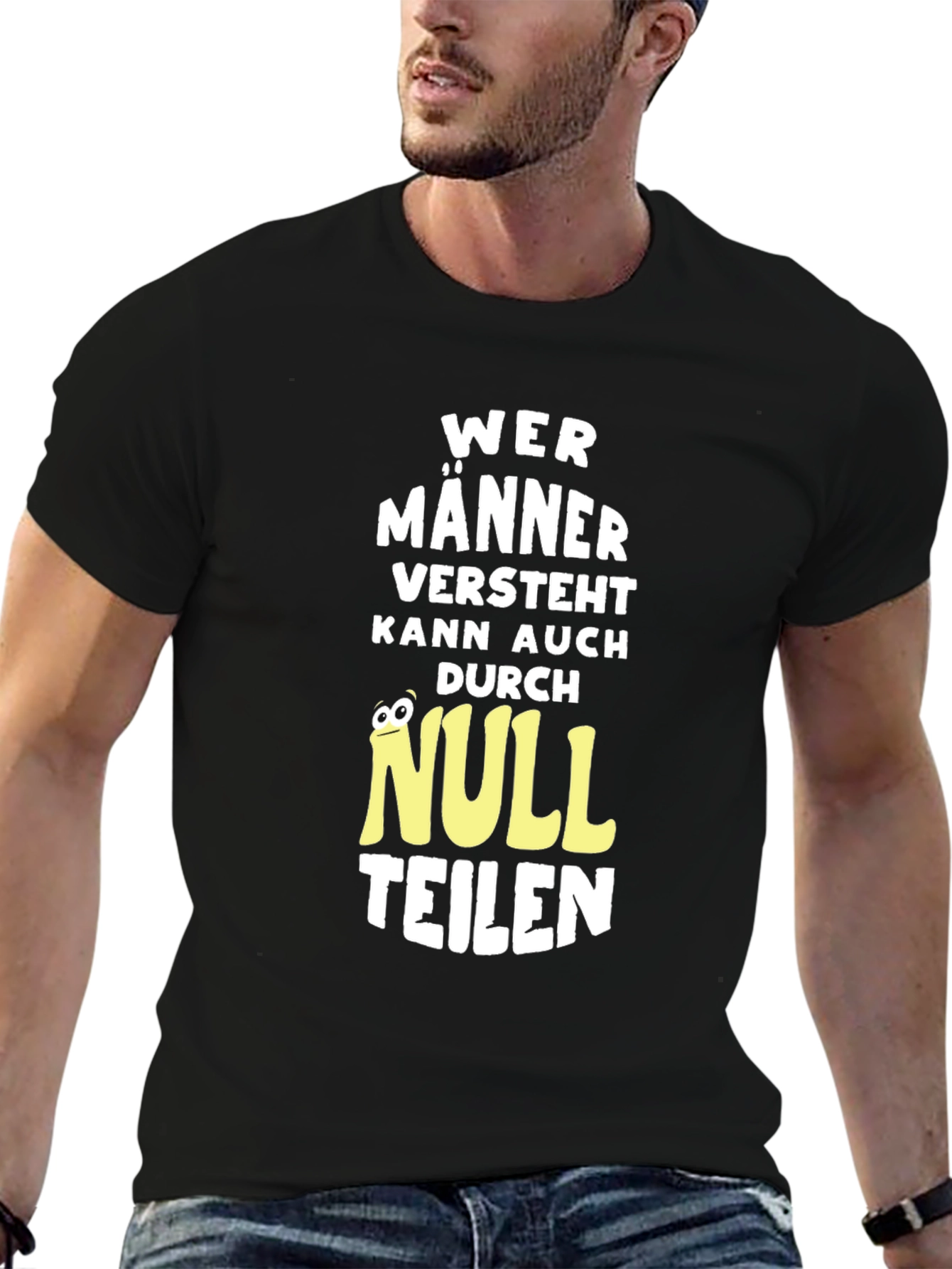 Wer Männer Versteht Black T-Shirt Funny Novelty Tee