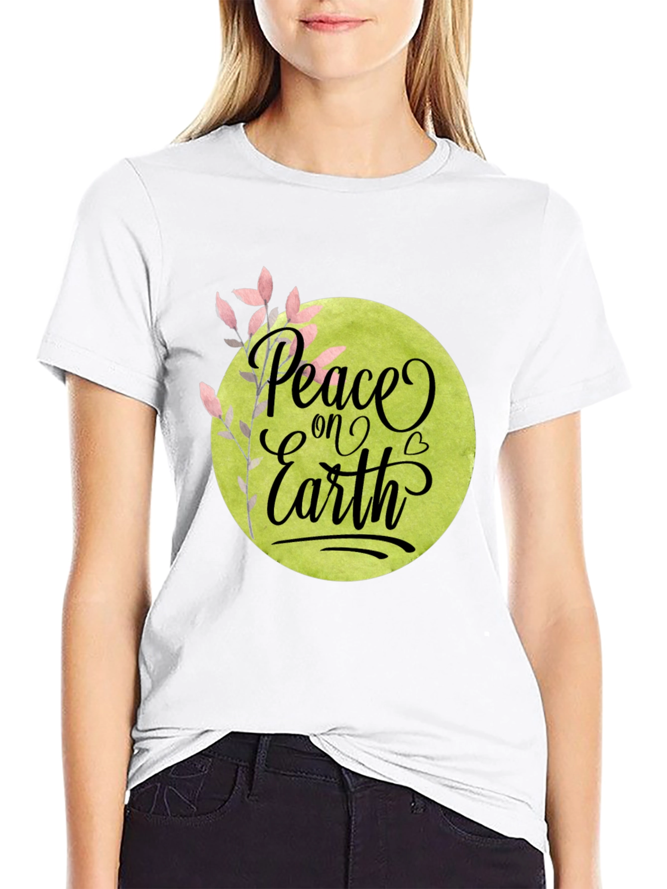 Peace on Earth Graphic Tee - Stylish Comfort