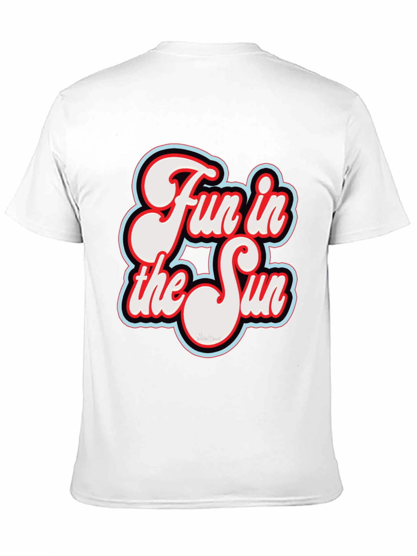 Fun in the Sun Graphic T-Shirt - Retro Style