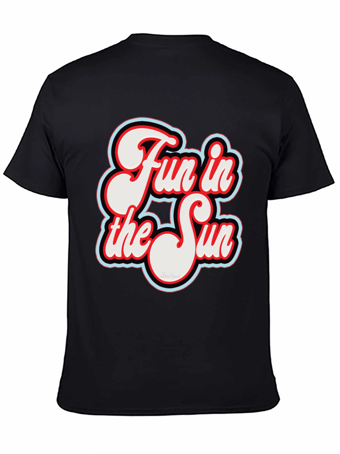 Fun in the Sun Graphic T-Shirt - Retro Style