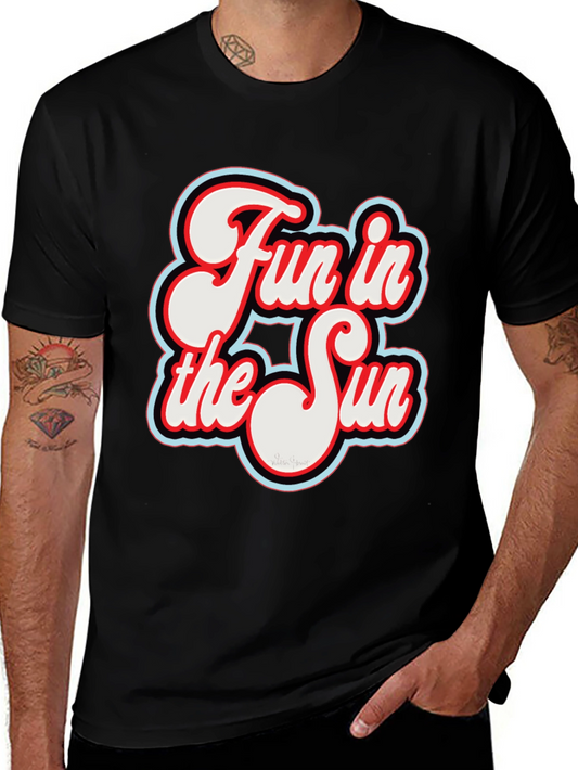 Fun in the Sun Graphic T-Shirt - Retro Style