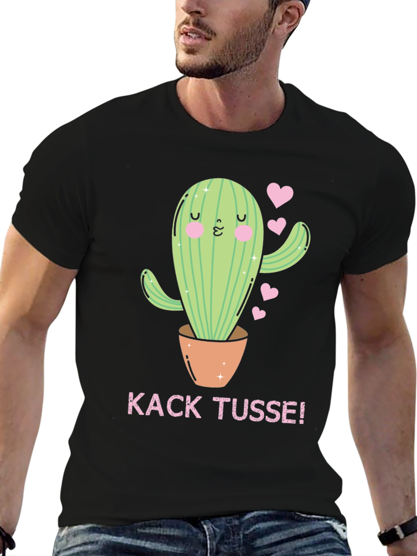 Kack Tusse Cactus Graphic T-Shirt