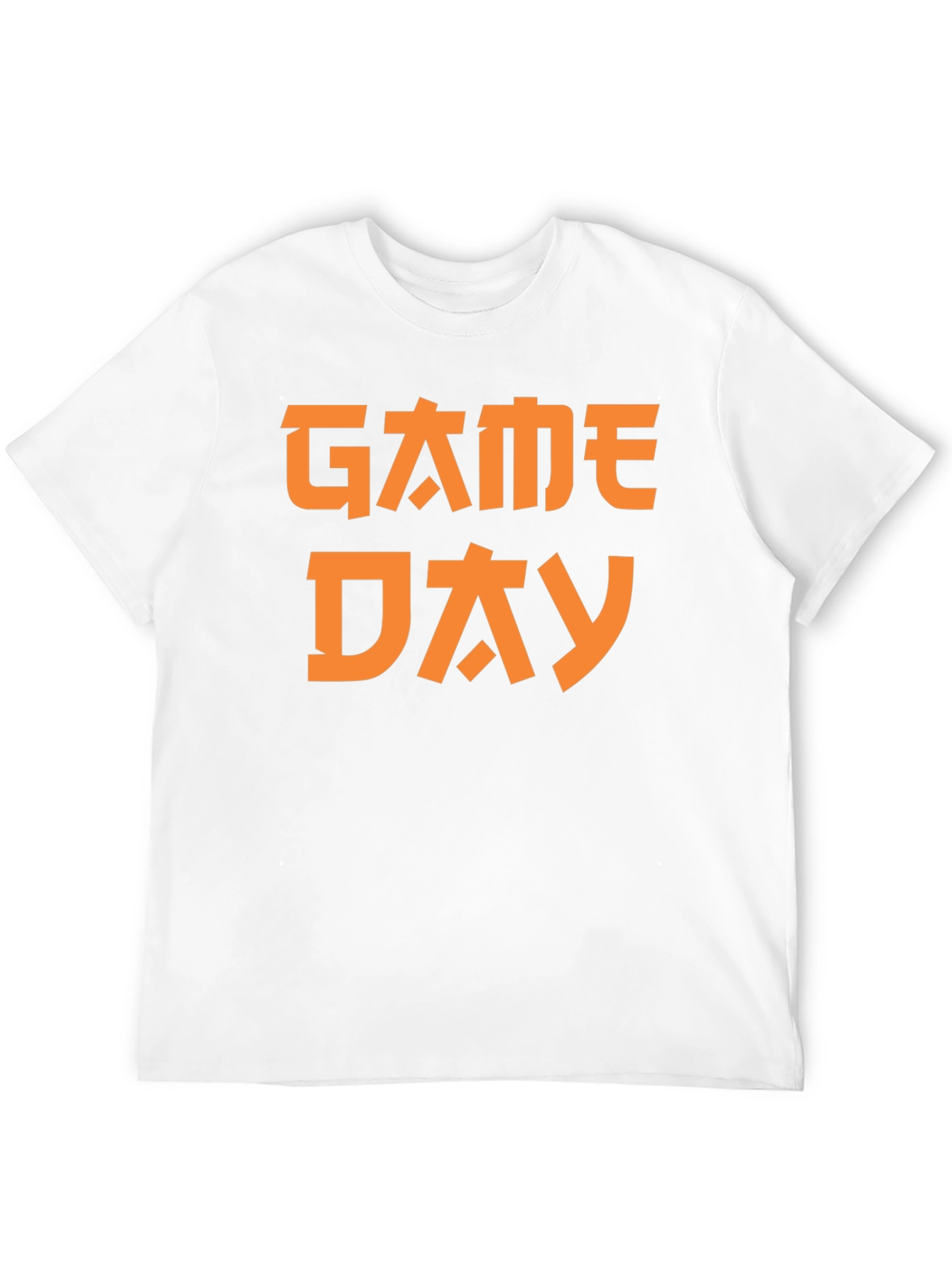 Game Day Graphic Tee - Black Cotton T-Shirt