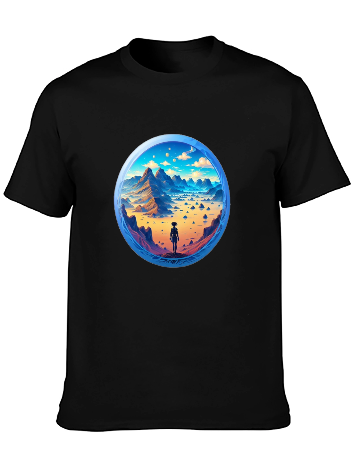 Mountain Horizon Black T-Shirt
