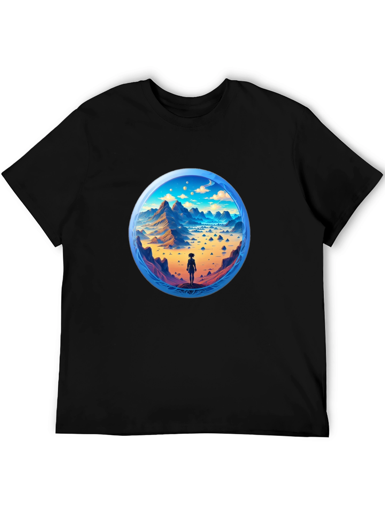 Mountain Horizon Black T-Shirt