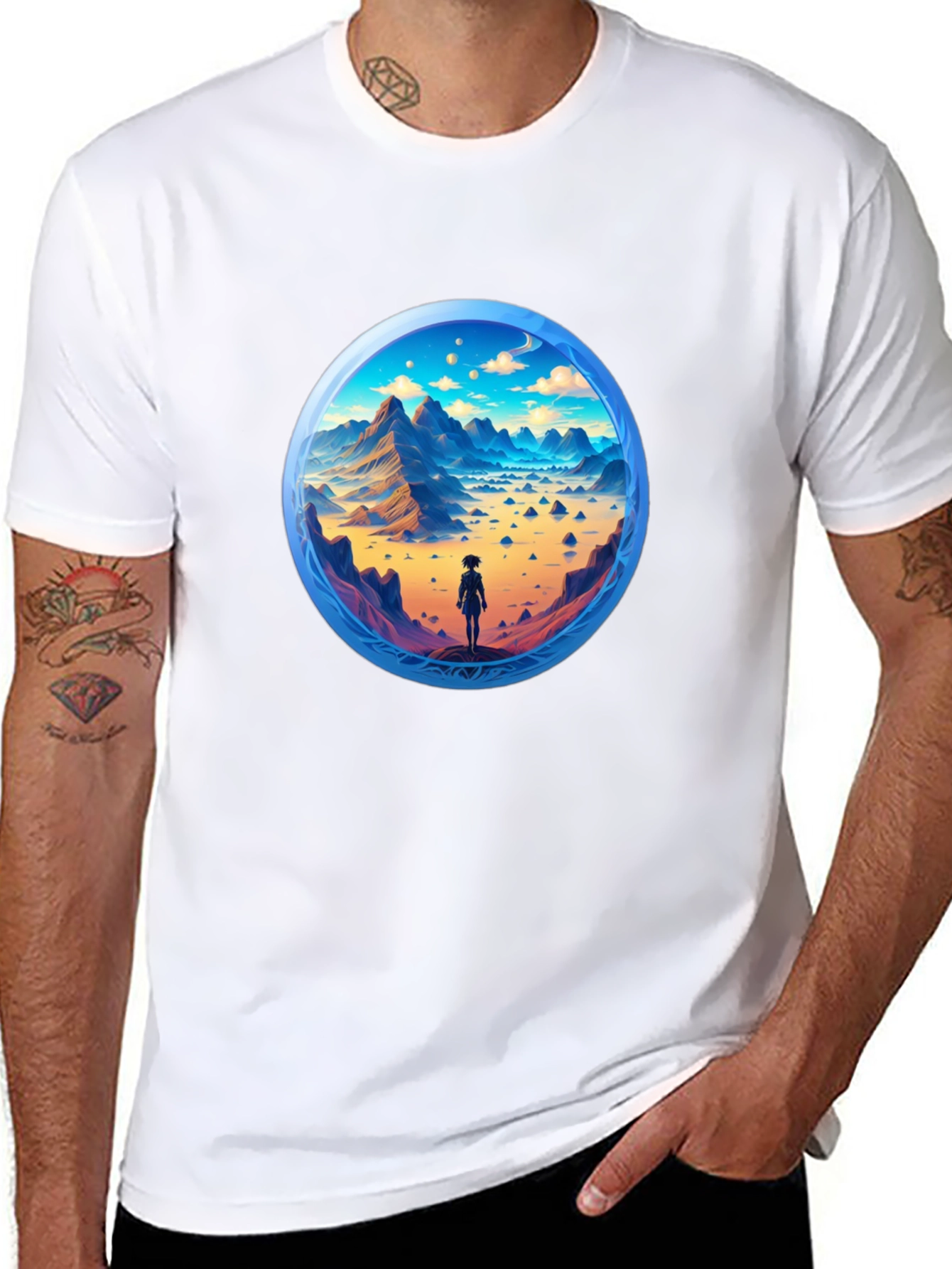 Mountain Horizon Black T-Shirt