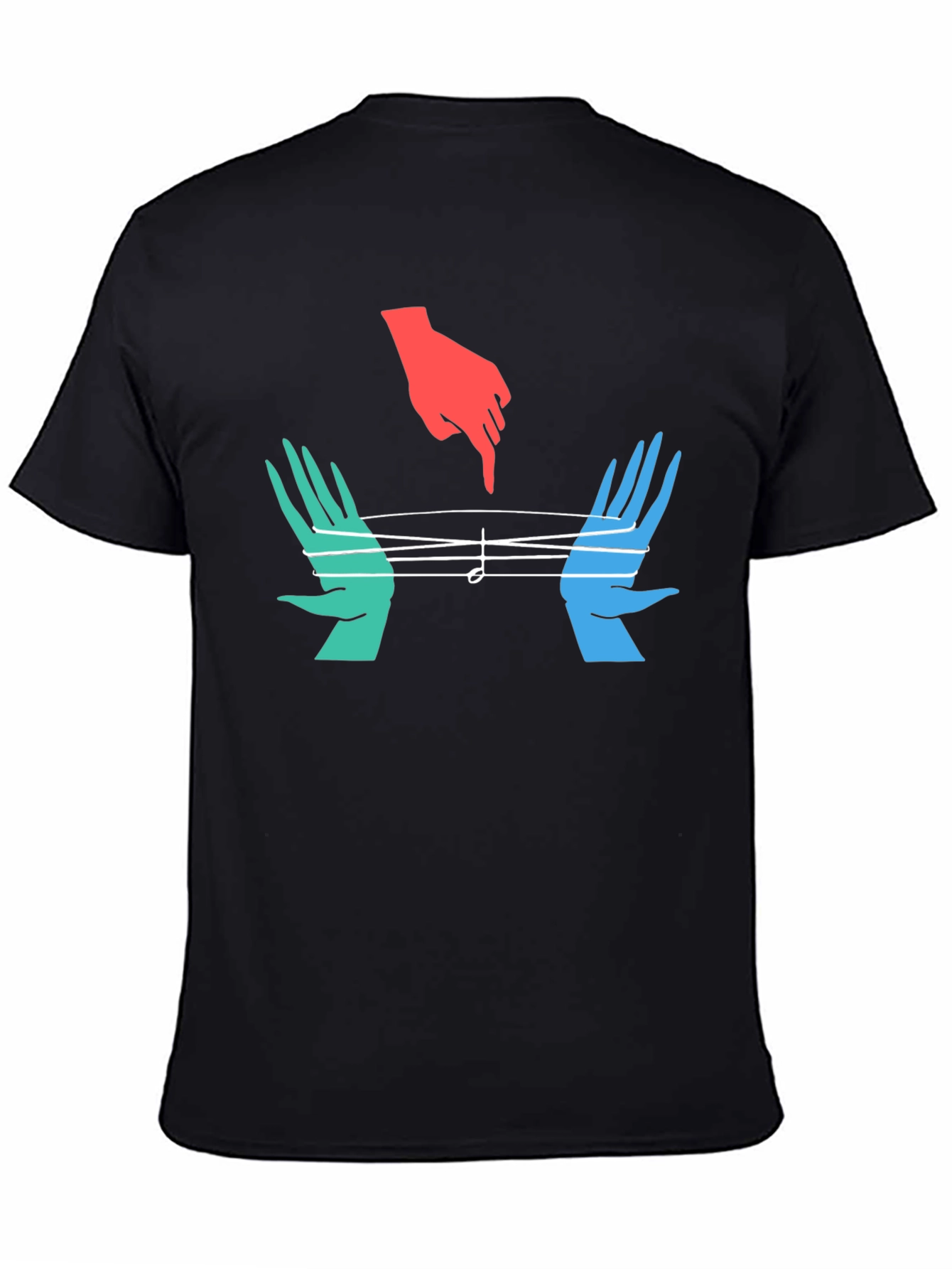 String Art Graphic Tee - Unique Musician Shirt
