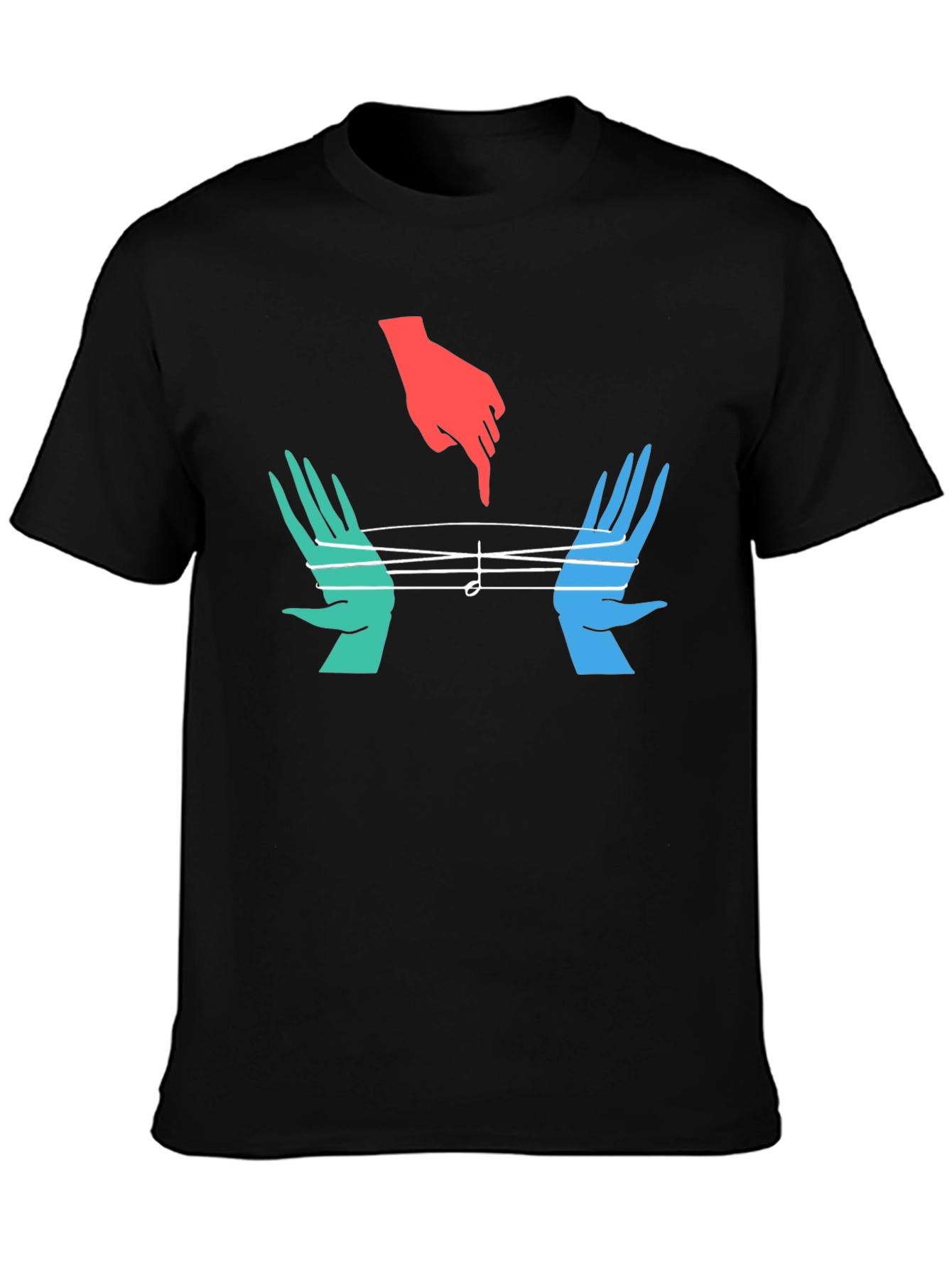 String Art Graphic Tee - Unique Musician Shirt