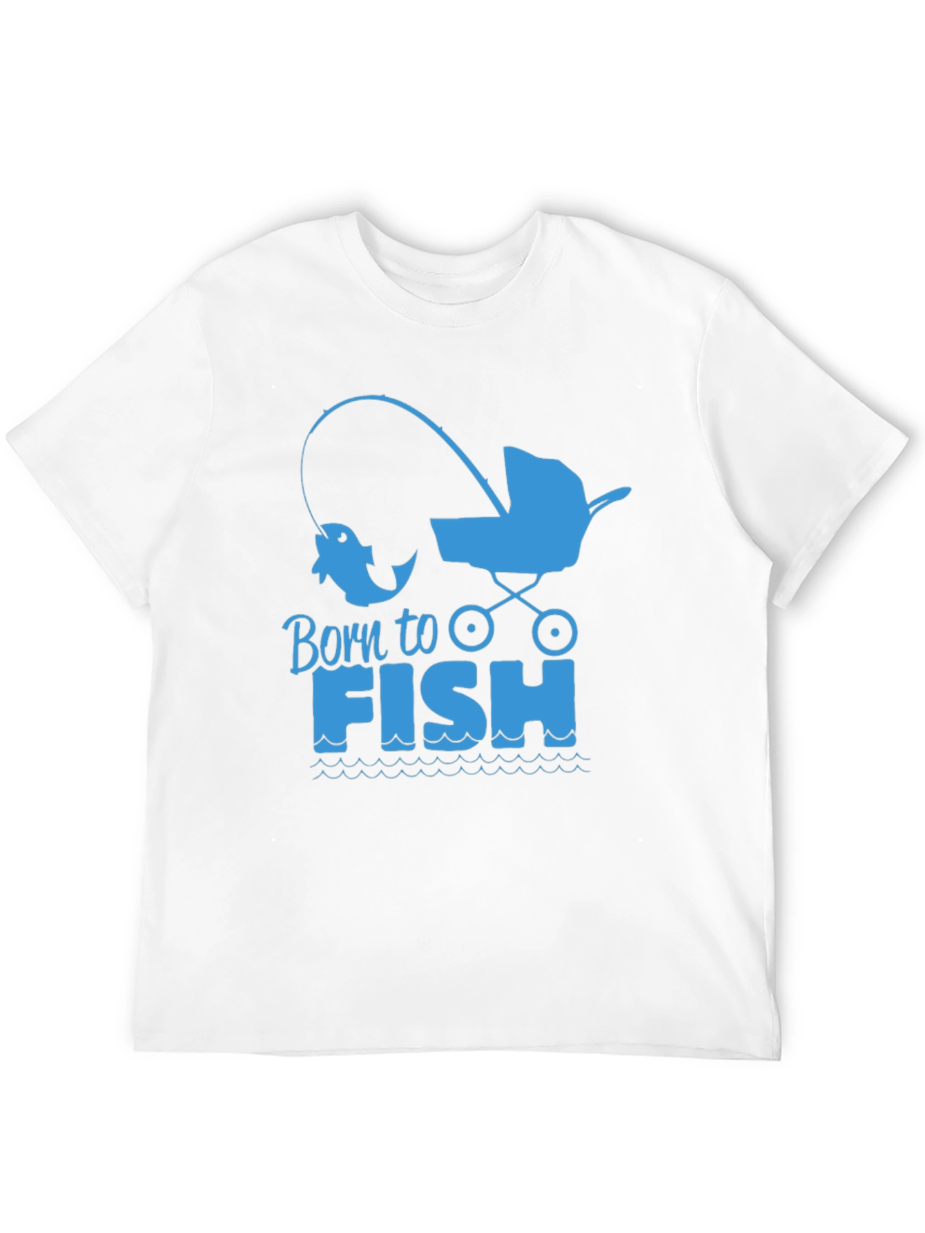 Born to Fish Baby Stroller Graphic T-Shirt
