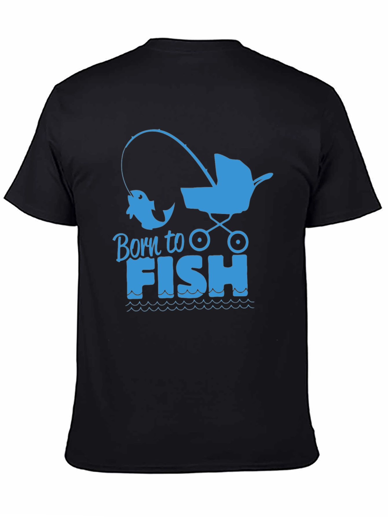 Born to Fish Baby Stroller Graphic T-Shirt